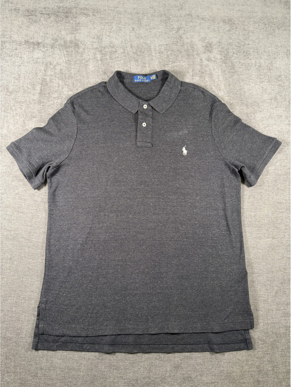 Polo Ralph Lauren Men's Gray Short Sleeve Polo Shirt XL